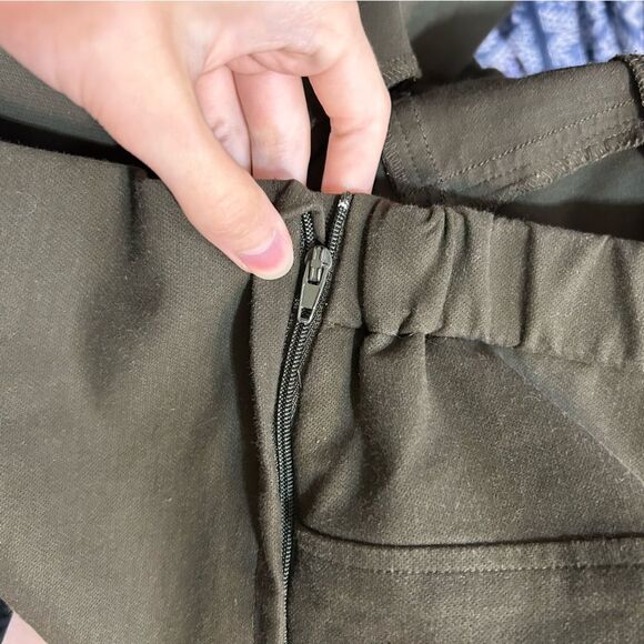 MM Lafleur Foster Cigarette Pants PowerStretch Dark Olive Plus Size 3x - Picture 5 of 8